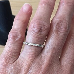 Natural Diamond Full Eternity 14k Ring